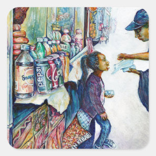 Ultimately Produces Hope Square Sticker