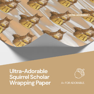 Ultra-Adorable Squirrel  Wrapping Paper