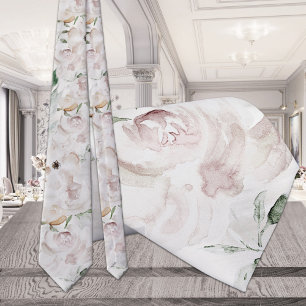 Ultra Blush Garden Wedding Neck Tie