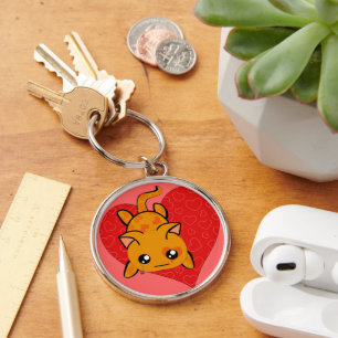 Ultra Cute Kawaii Anime Kitty Key Ring