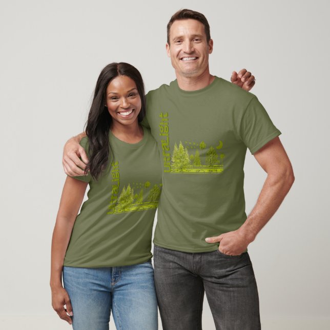 Ultra Light Pines Hiking T-shirts (Unisex)