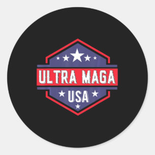 Ultra MAGA 47 Classic Round Sticker