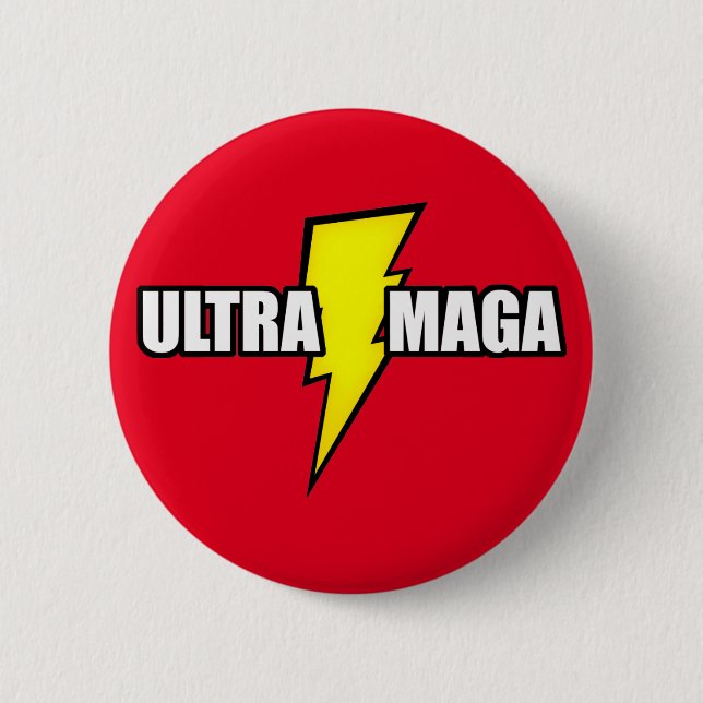 ULTRA MAGA 6 CM ROUND BADGE (Front)