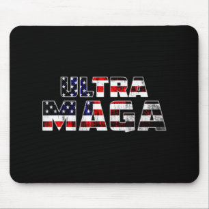 Ultra Maga Donald Trump Joe Biden Republican Ameri Mouse Pad