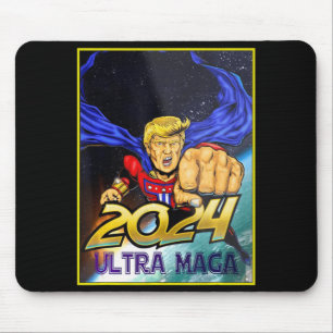Ultra MAGA  Fun Pro Trump Maga Super Ultra Maga  Mouse Pad