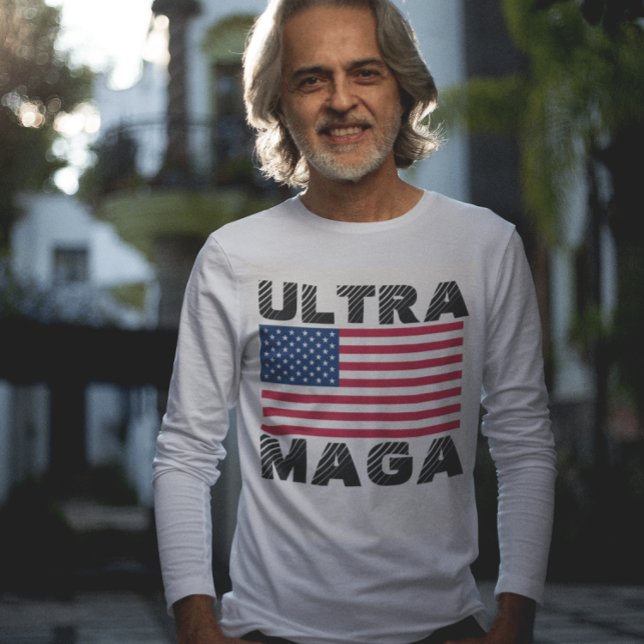 ULTRA MAGA MENS TRUMP T-SHIRTS LONG SLEEVED (Creator Uploaded)