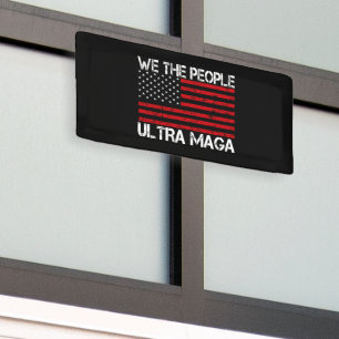 Ultra Maga Pro Trump 2024 Funny Republican  Banner