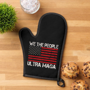 Ultra Maga Pro Trump 2024 Funny Republican  Oven Mitt