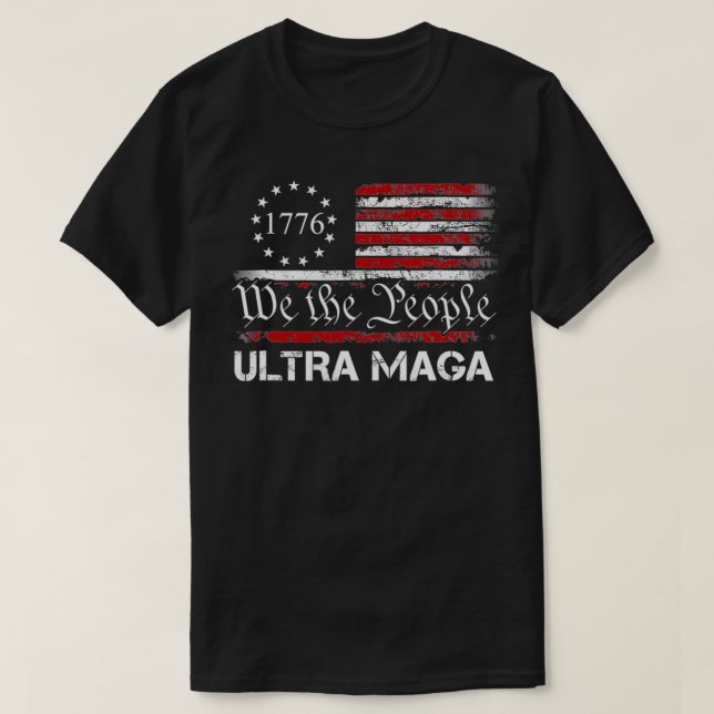 Ultra Maga Proud UltraMaga Vintage  T-Shirt (Design Front)