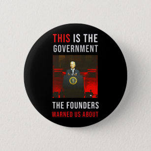 Ultra MAGA Republican Anti Biden Conservative 6 Cm Round Badge