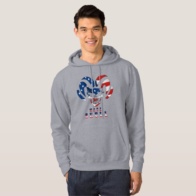 Ultra Maga Skull | Men's Hoodie (Front Full)