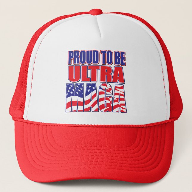 Ultra-MAGA Trucker Hat (Front)