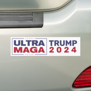 Ultra MAGA Trump 2024Bumper Sticker
