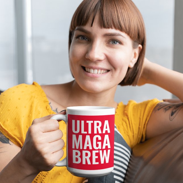ULTRA MAGA TRUMP BREW COFFEE MUG (Creator Uploaded)