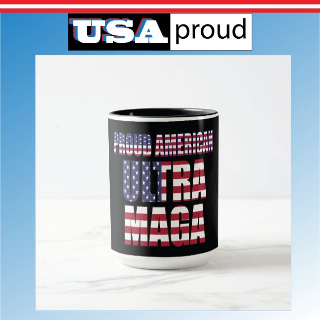 Ultra MAGA Trump Mug 🇺🇸 Patriotic Conservative (Creator Uploaded)
