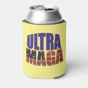Ultra MAGA Trump Supporter 💡 Great Again USA Can Cooler