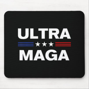 Ultra Maga United State flag 3 Mouse Pad