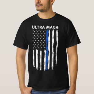 Ultra Maga US Flag Proud Ultra Maga  T-Shirt