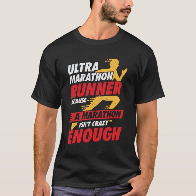 Ultra Marathon Running Run Marathoner Runner Gift T-Shirt (Front)