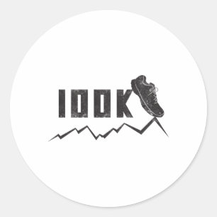 Ultra Marathoner Classic Round Sticker