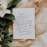 Ultra Minimalist Hand Written Wedding Invitation<br><div class="desc">This is a modern minimalist wedding invitation featuring an ultra minimal, sleek design. Edit all wording and all font and background colours. // For matching items, please visit the "BRITT" collection in the Sincerely By Nicole Zazzle store. * If you like this design but don't see it available for something...</div>