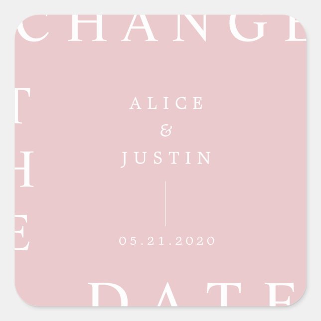 ultra modern change the date sticker (Front)