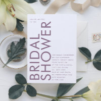 Ultra Modern Editable Purple and White Bridal