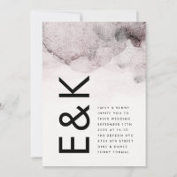 Ultra Modern Gender Neutral Ink Wedding