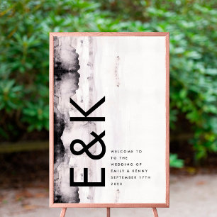 Ultra Modern Gender Neutral Wedding Poster