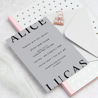 Ultra Modern Layout Elegant Script Wedding