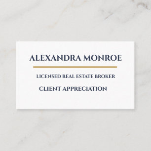 Ultra-Modern Real Estate Client Appreciation Loyalty Card