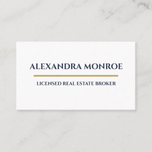 Ultra-Modern Real Estate Horizontal Business Card