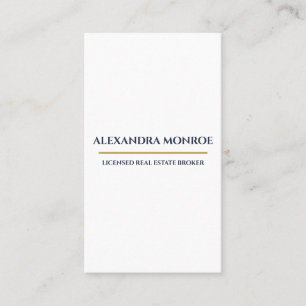 Ultra-Modern Real Estate Vertical Business Card
