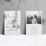 Ultra Modern Script Wedding Invitation<br><div class="desc">Ultra Modern Script Wedding Invitation</div>
