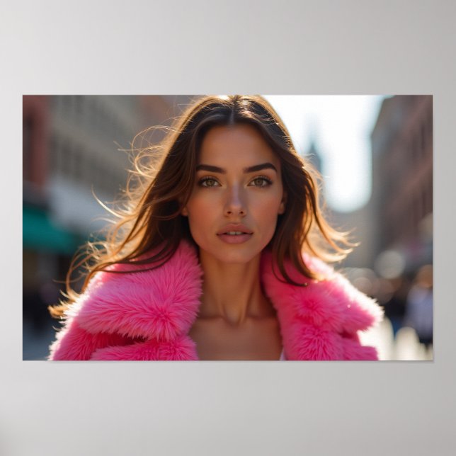 Ultra-Realistic 8K Female Fashion Portraits - Comm Poster (Front)