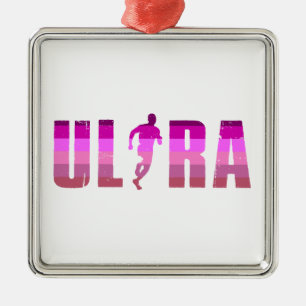 Ultra Running Pink Purple Rainbow Metal Tree Decoration