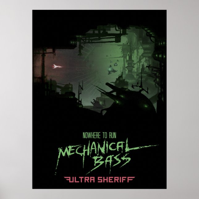 Ultra Sheriff - Mechanical Bass Poster (Front)