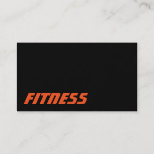 Ultra-Thick Trendy Fitness Sport Business Card