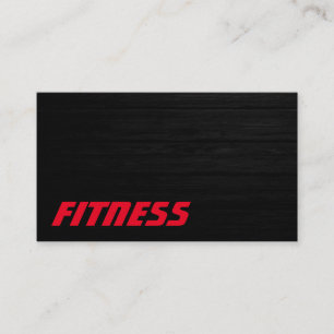Ultra-Thick Wood Effect Fitness Business Card