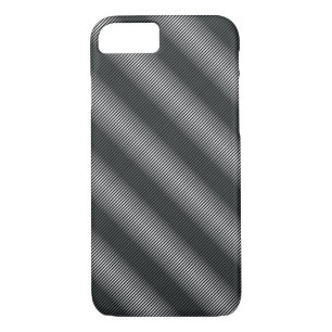 Ultra Thin Black & White Gradation Lines Case-Mate iPhone Case