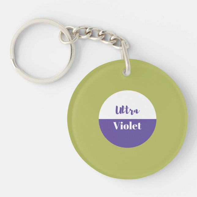 Ultra violet 2018 design key ring (Front)