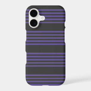 Ultra violet and charcoal five stripe pattern