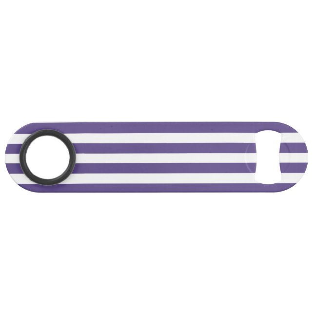 Ultra violet and white candy stripes (Back Horizontal)