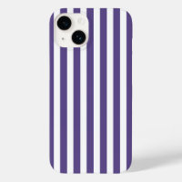 Ultra violet and white candy stripes
