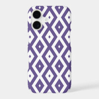 Ultra violet and white diamond pattern