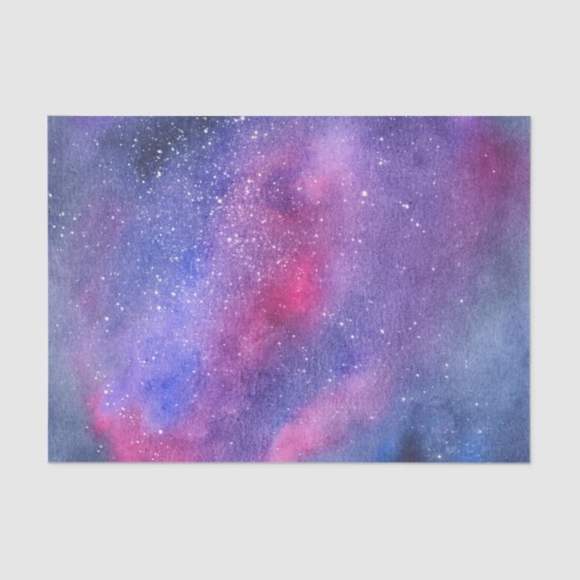 Ultra violet galaxy tissue paper (Front)