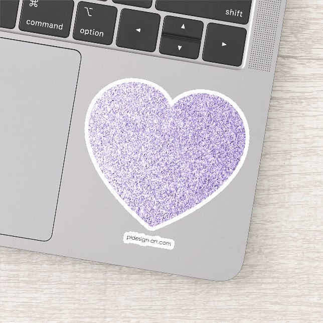 Ultra violet light purple glitter sparkles heart (Detail)