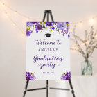 Ultra Violet Purple Floral Graduation Party