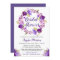 Ultra Violet Purple Floral Wreath Bridal Shower