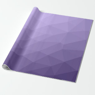 Ultra violet purple geometric mesh pattern wrapping paper
